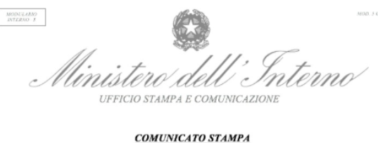 NUOVA COMUNICAZIONE DEL MINISTERO DELL