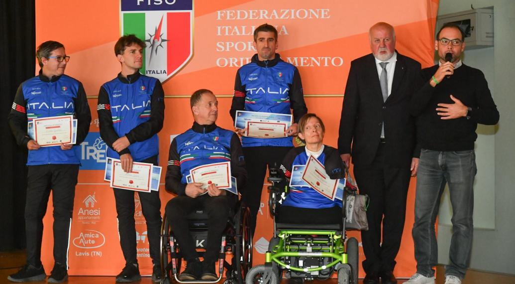 IN ALPE CIMBRA CELEBRATI I CAMPIONI  DELL